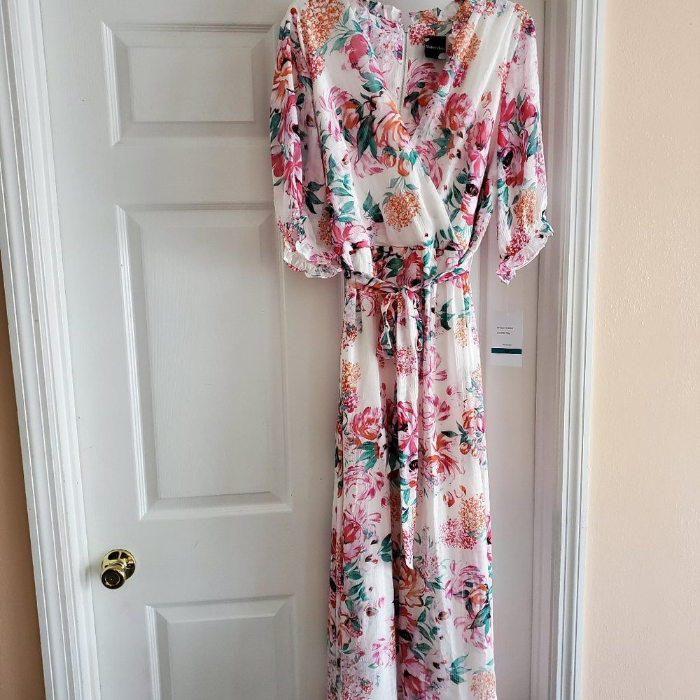 Maison Tara Floral Dress Size 16